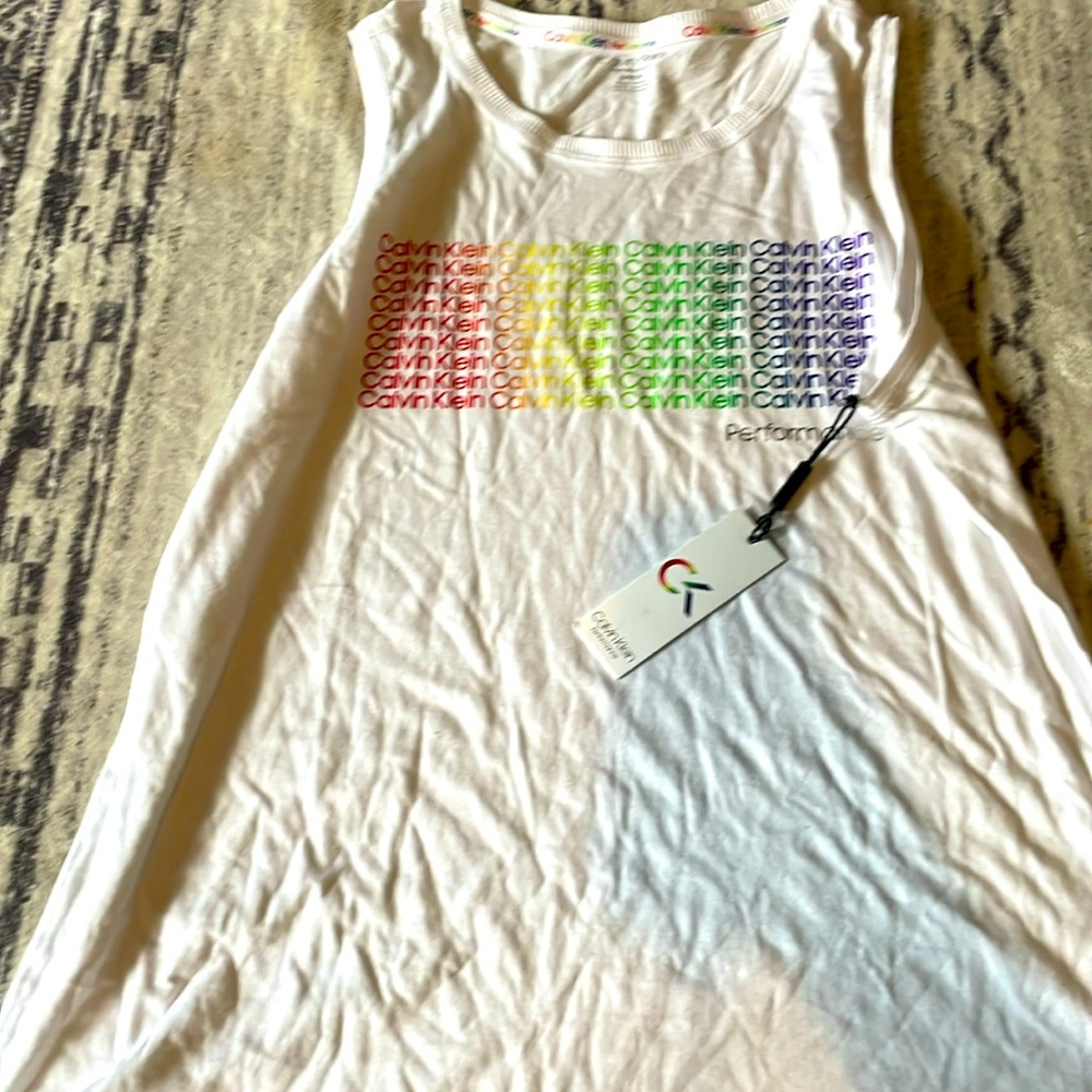 Calvin white t-shirt size S NWT